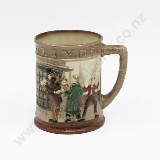 RD Dickens Ware "Oliver Twist" Shallow Relief Mug 15cm H