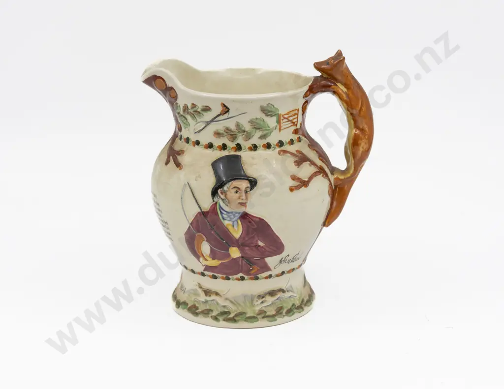 Crown Devon John Peel The Hunt Musical Jug 19cm H Image 1++