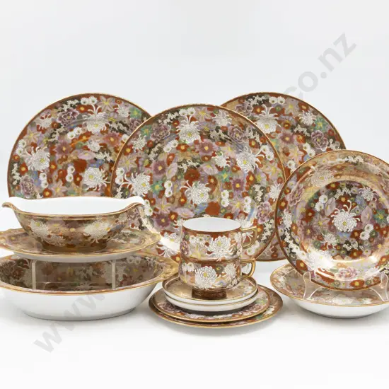Eggshell Porcelain Enamel Chrysanthemum Decorated Dinner Ware