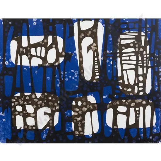 Roy Cowan - Abstract in Blue