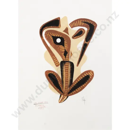Dick Frizzell - Red Ochre Tiki