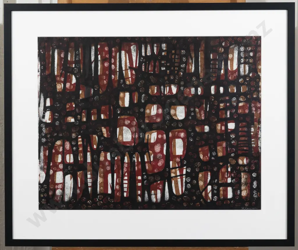 Roy Cowan - Abstract in Red Image 1++