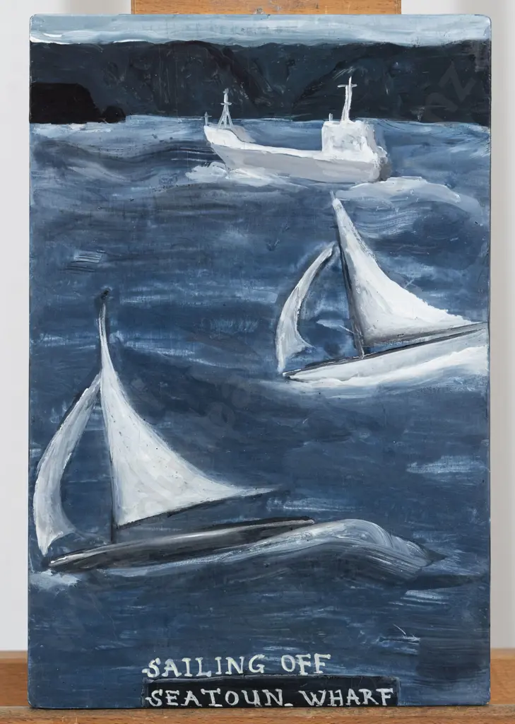 Barney Flanagan - Sailing off Seatoun Wharf Image 1++