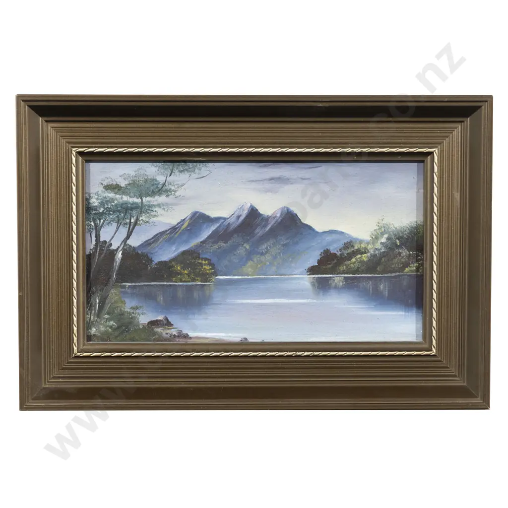 Attributed Thomas Reginald Attwood - Port Fitzroy - Great Barrier Island Image 1++