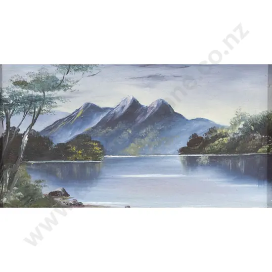Attributed Thomas Reginald Attwood - Port Fitzroy - Great Barrier Island
