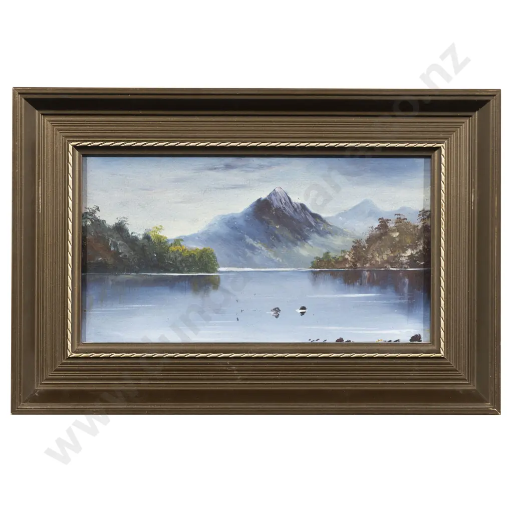 Attributed Thomas Reginald Attwood - Milford Sound from Freshwater Cove Image 1++