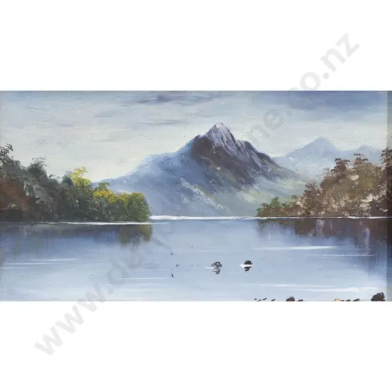 Attributed Thomas Reginald Attwood - Milford Sound from Freshwater Cove