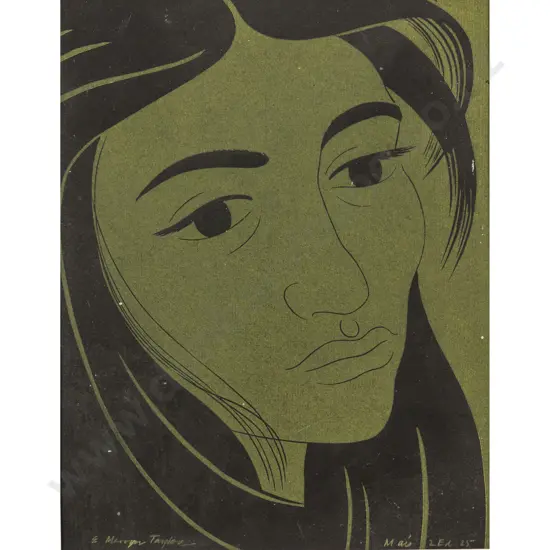 E Mervyn Taylor - Mai (unframed)