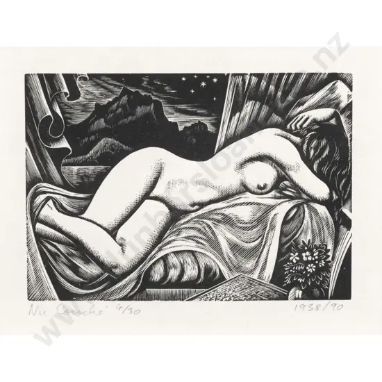John Buckland-Wright - Nu Couche