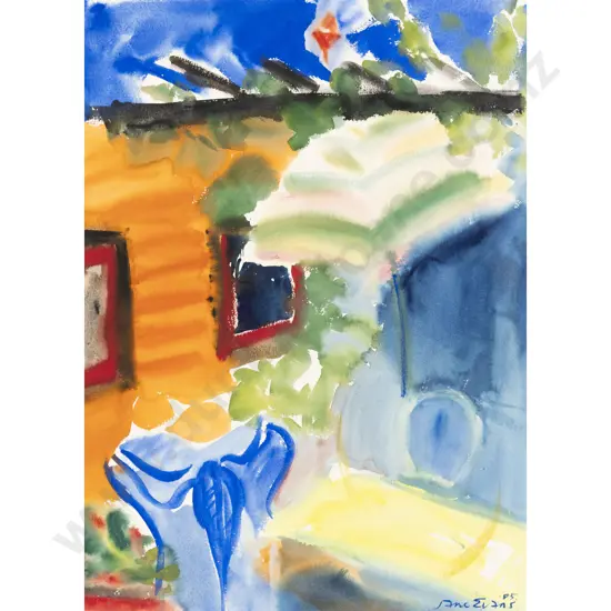 Jane Evans - Backyard Scene