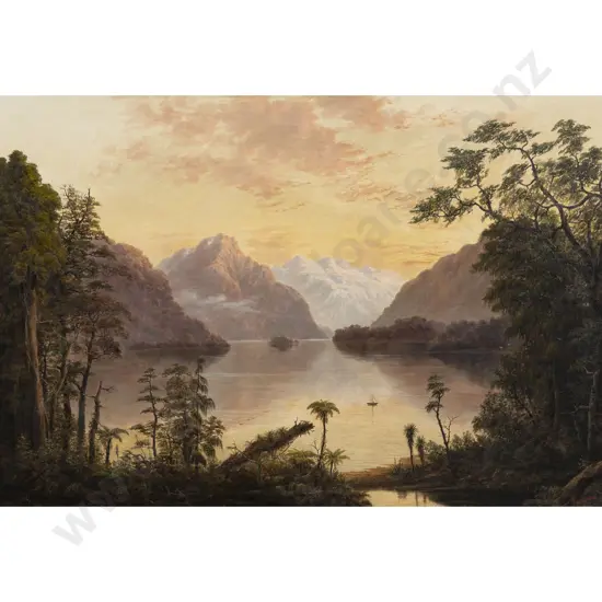 W G Baker - South Island Landscape