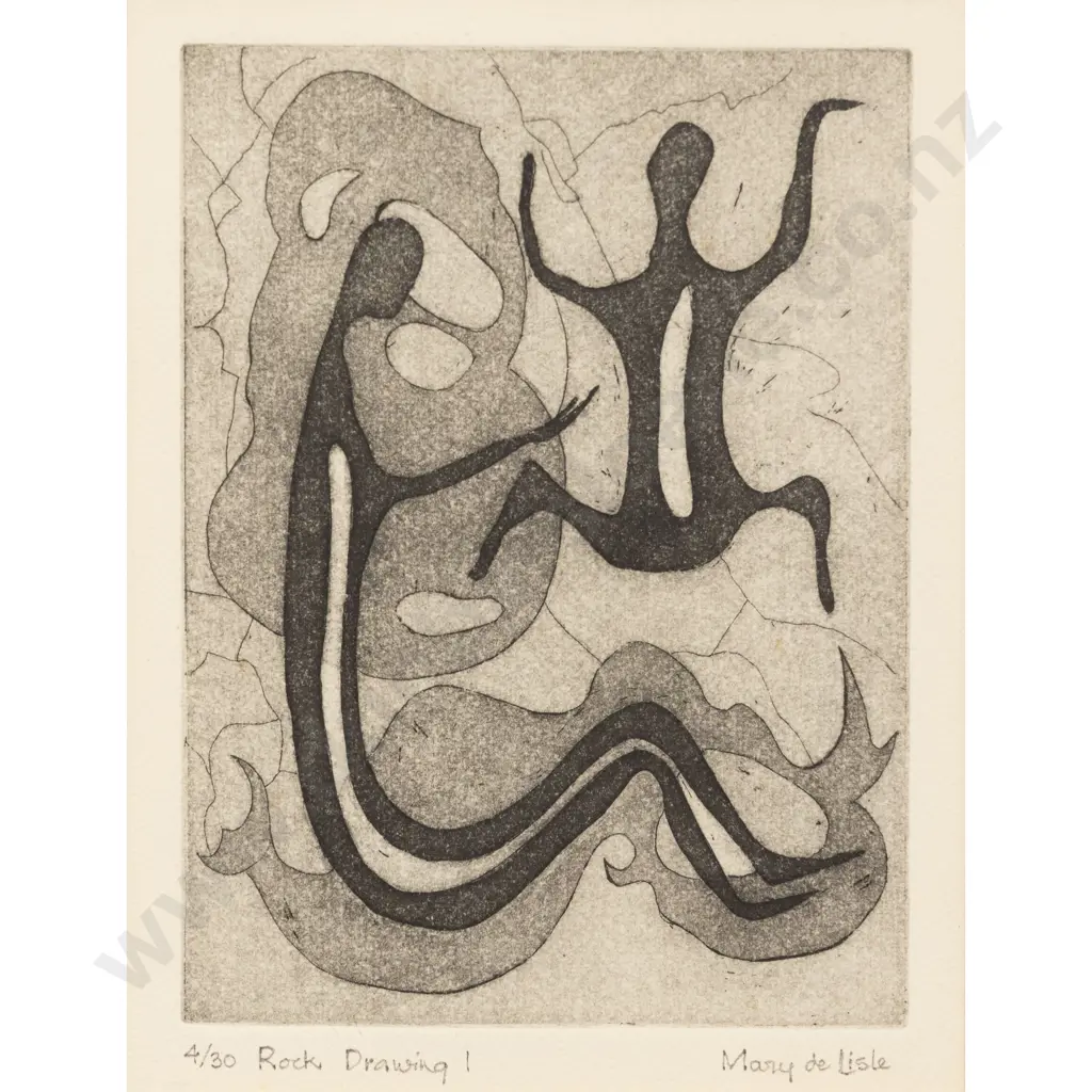 Mary de Lisle - Rock Drawing I Image 1++