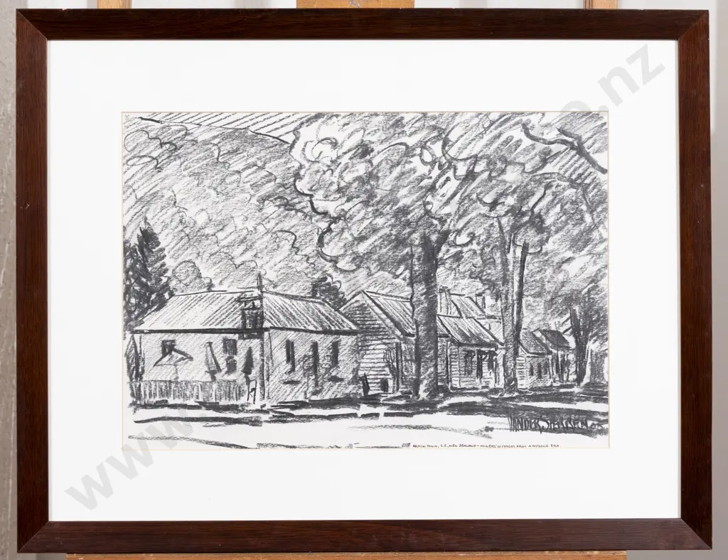 John Van der Sterren - Miner's Cottages from a Bygone Era - Arrowtown Image 1++