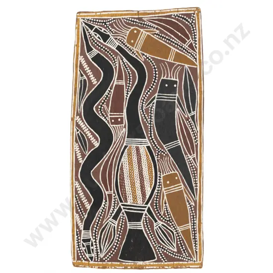 Unknown Artist - Aboriginal Painting on Bark