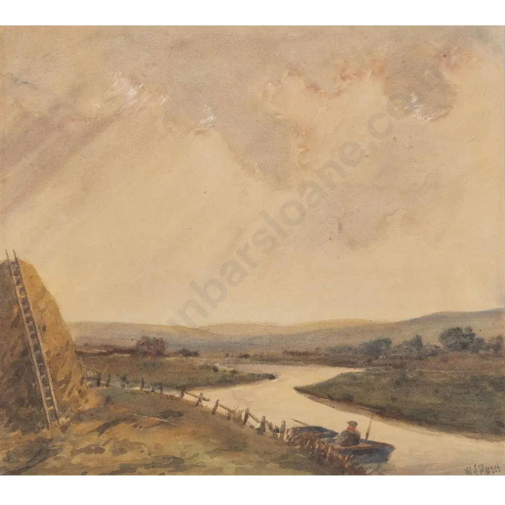 William J Rush - English River Scene Image 1++