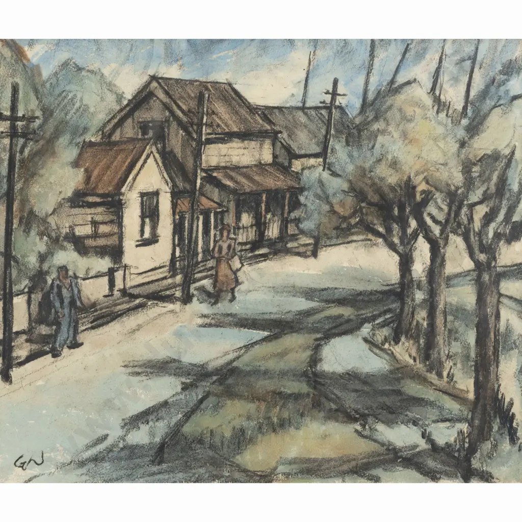 George Nordstrom - A Bend in the Road Image 1++