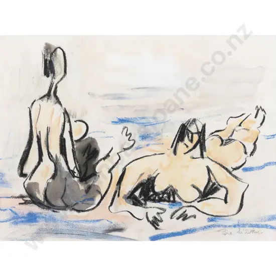 Piera McArthur - Nudes (Aunts) on a Beach