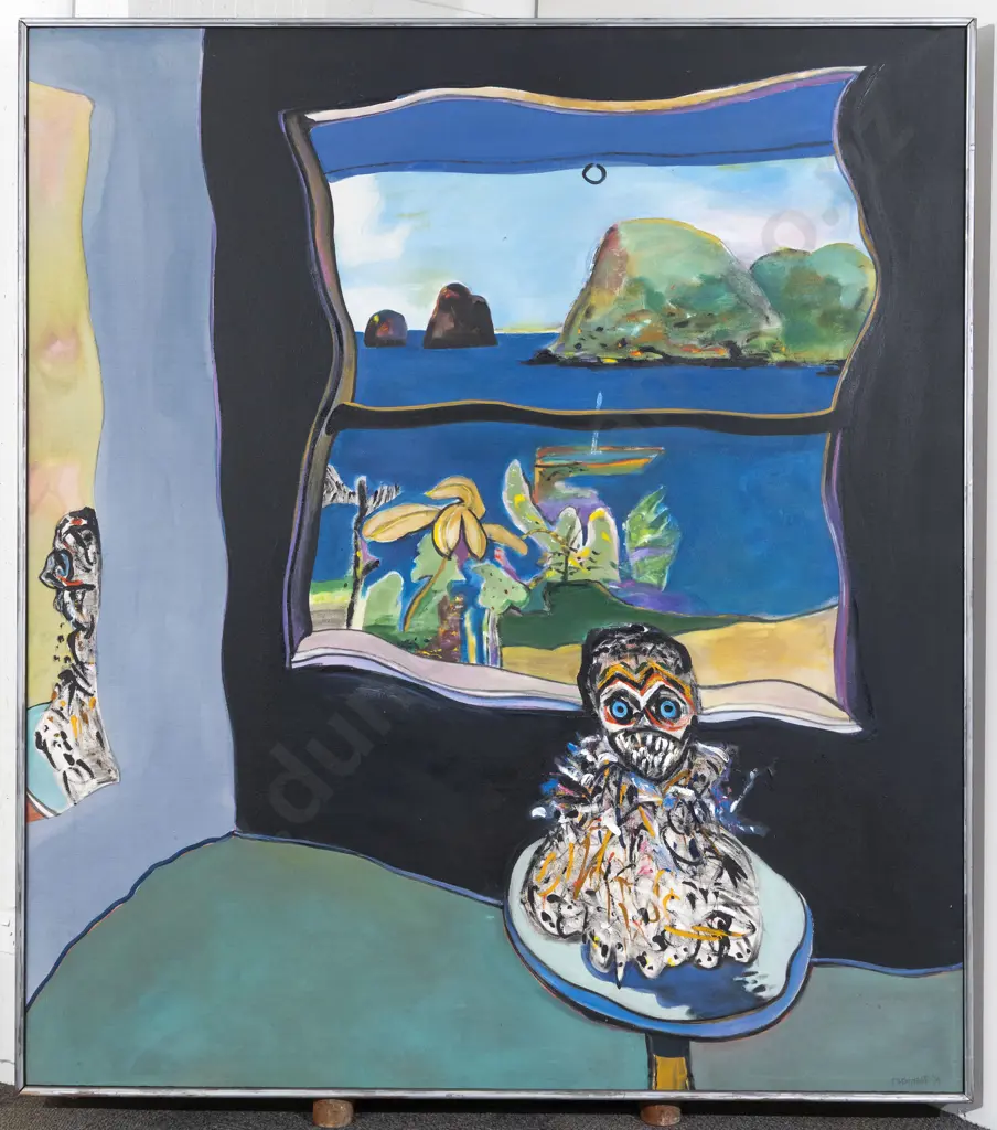 David Armitage - Interior with Window - Mirror - and Mask Image 1++