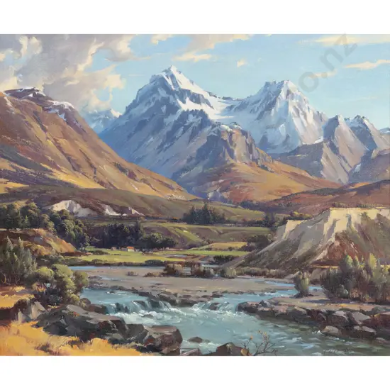Peter Brown - The Buckler Burn at Temple Peak - Near Glenorchy