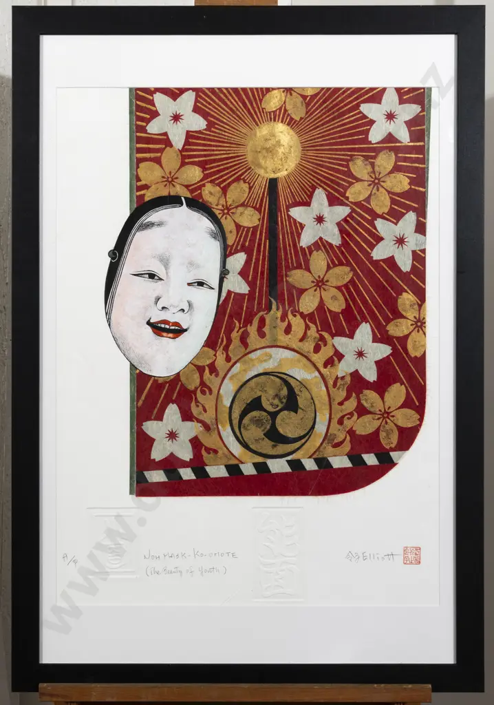 Reiko Elliot - Noh Mask - Ko-Omote (The Beauty of Youth) Image 1++