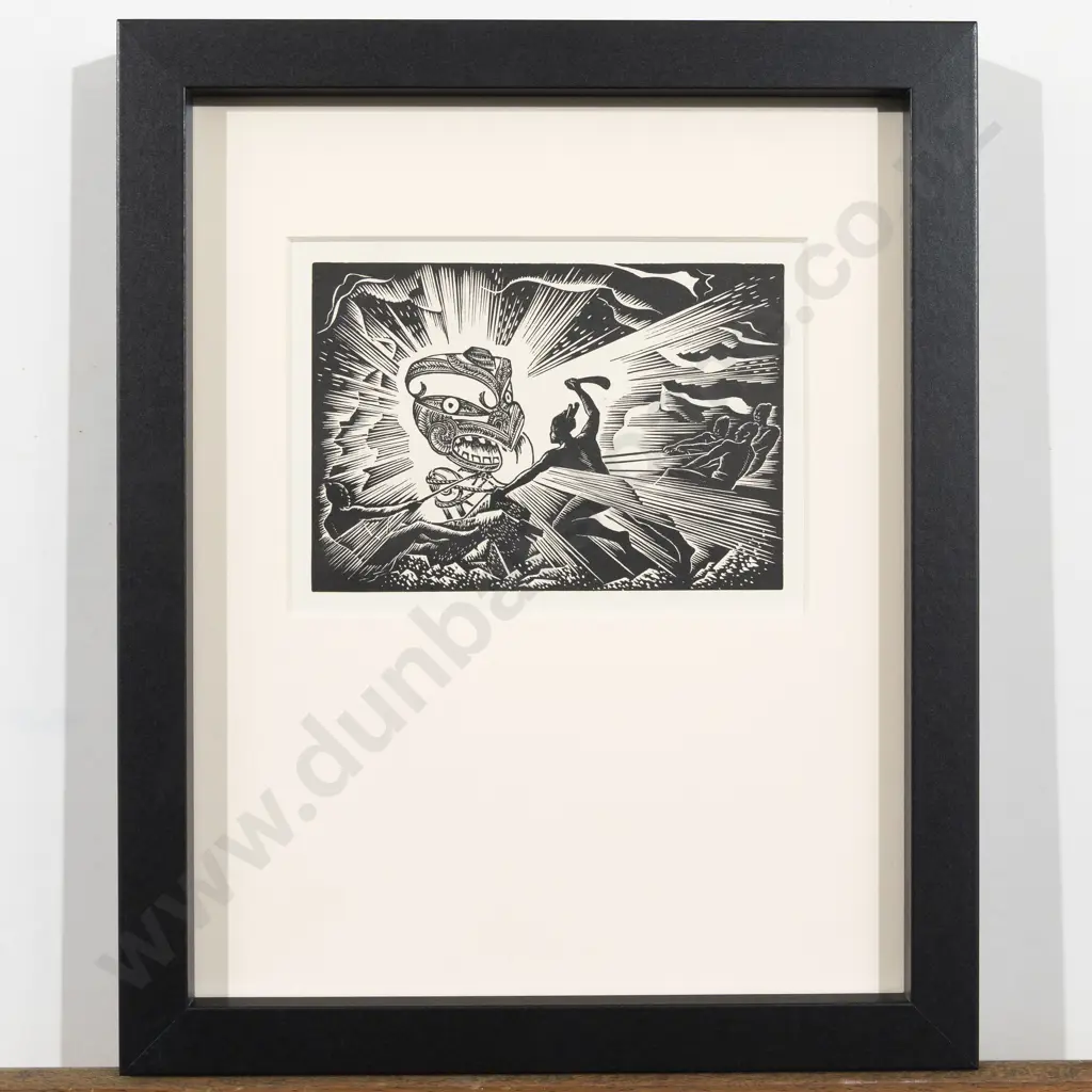 E Mervyn Taylor - Maui Taming the Sun Image 1++