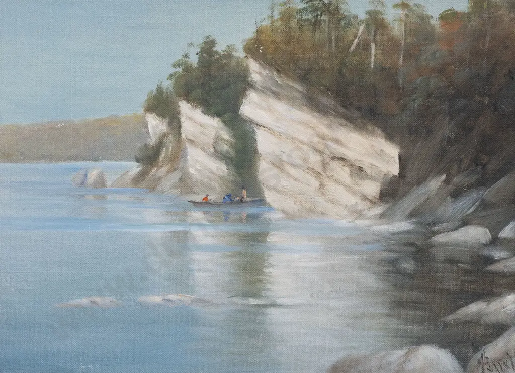 Attributed J D Perrett - Coastal Landscape Image 1++