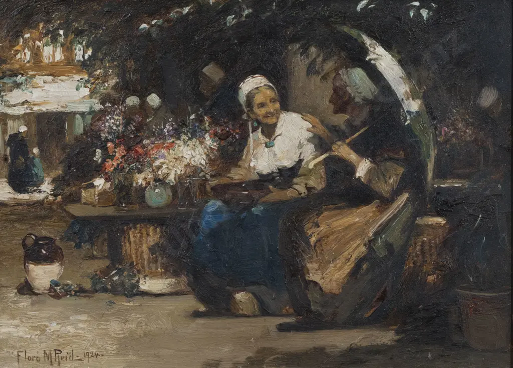 Flora Macdonald Reid - A Breton Market Image 1++