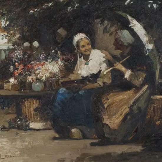 Flora Macdonald Reid - A Breton Market