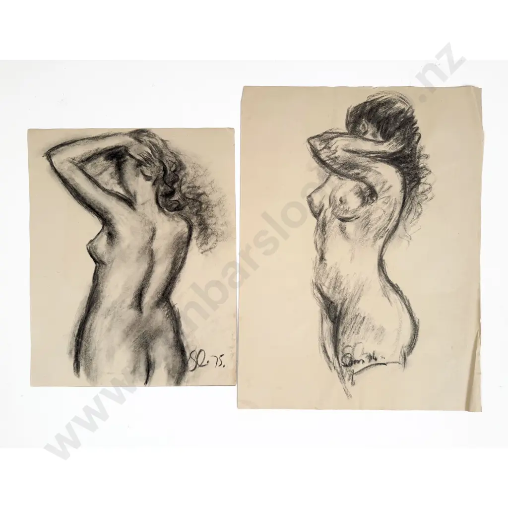 Sam Cairncross - Two Figure Studies (unframed) Image 1++