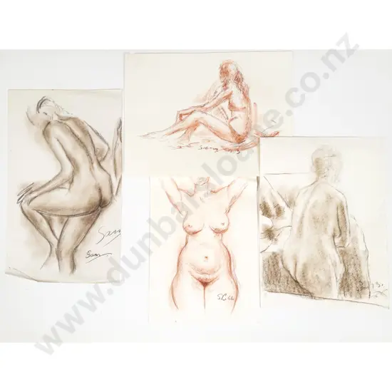 Sam Cairncross (1913 - 76) - Four Figure Studies (unframed)
