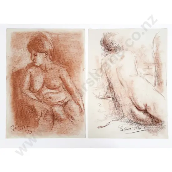 Sam Cairncross - Two Figure Studies (unframed)