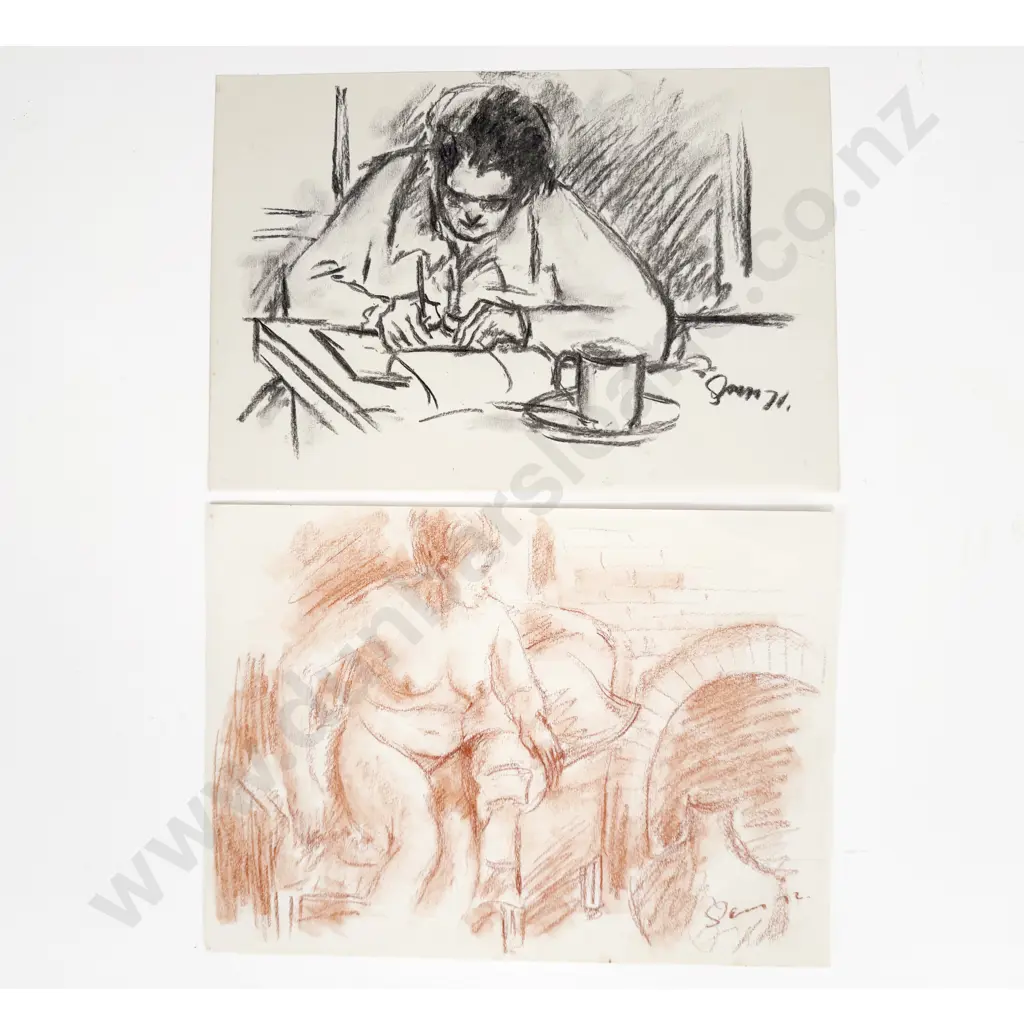 Sam Cairncross (1913 - 76) - Four Figure Studies (unframed) Image 1++