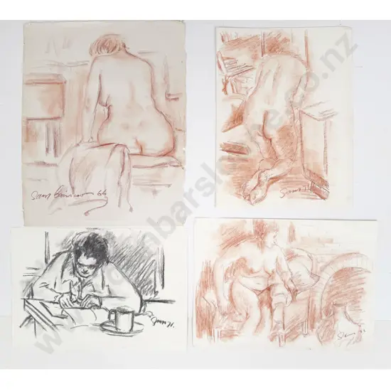 Sam Cairncross (1913 - 76) - Four Figure Studies (unframed)