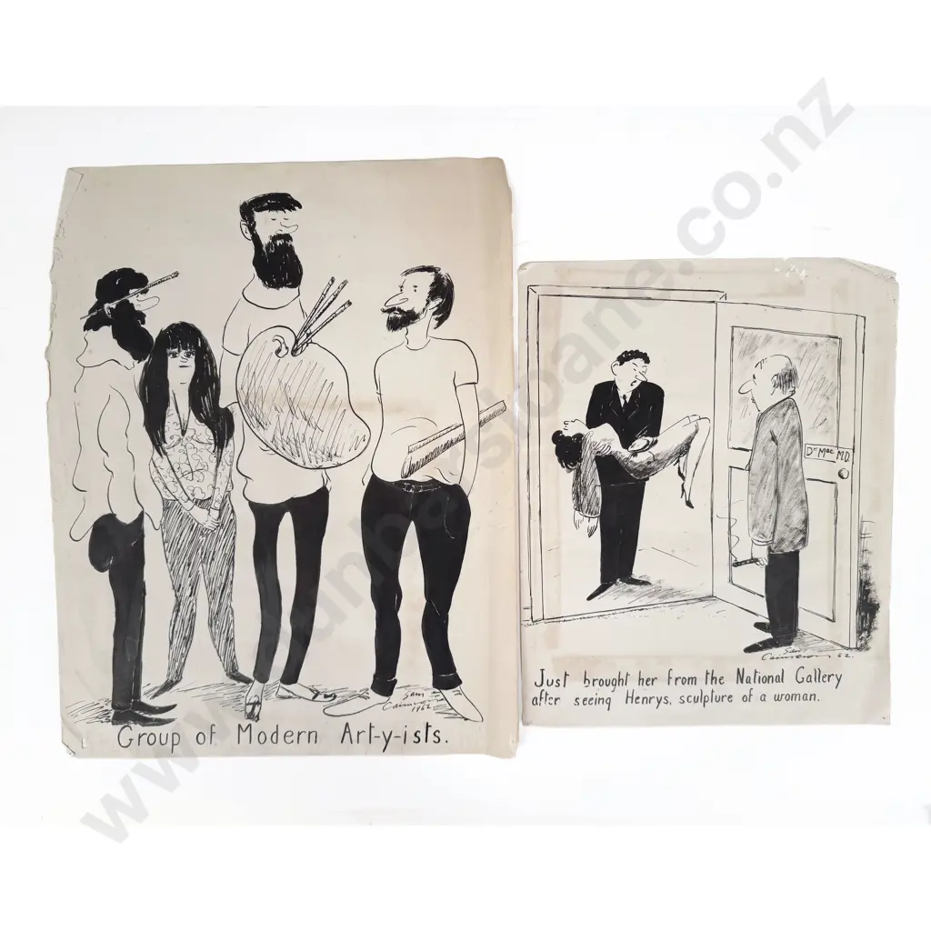Sam Cairncross (1913 - 76) - Seven Sketches (unframed) Image 1++