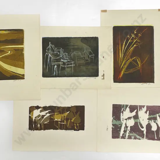 Les Finch (1940 - 2020) - Screenprints (5) (Unframed)