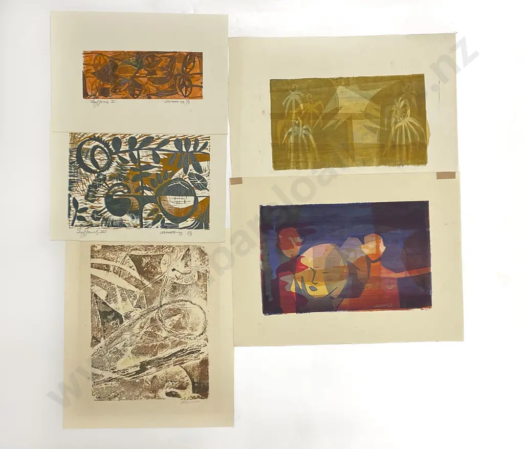 Les Finch (1940 - 2020) - Screenprints (4) (Unframed) Image 1++