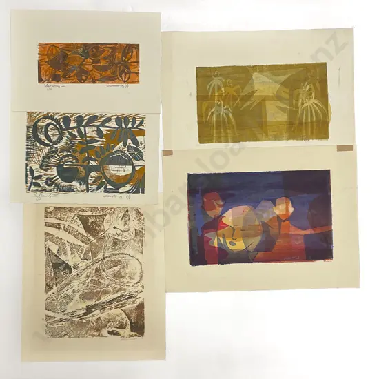 Les Finch (1940 - 2020) - Screenprints (4) (Unframed)