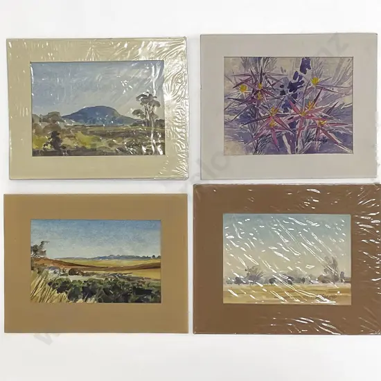Les Finch (1940 - 2020) - Watercolour Landscapes (4) (Unframed