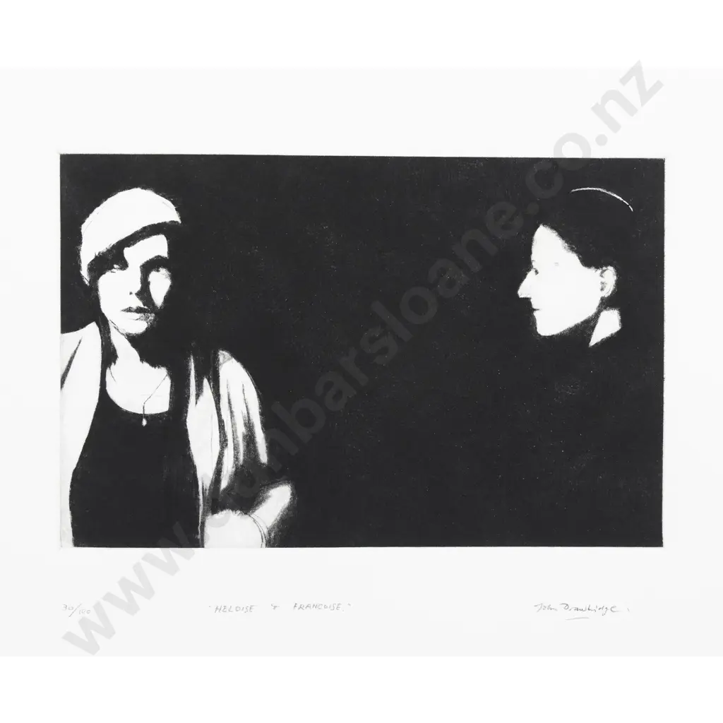 John Drawbridge - Heloise and Francoise (Unframed) Image 1++
