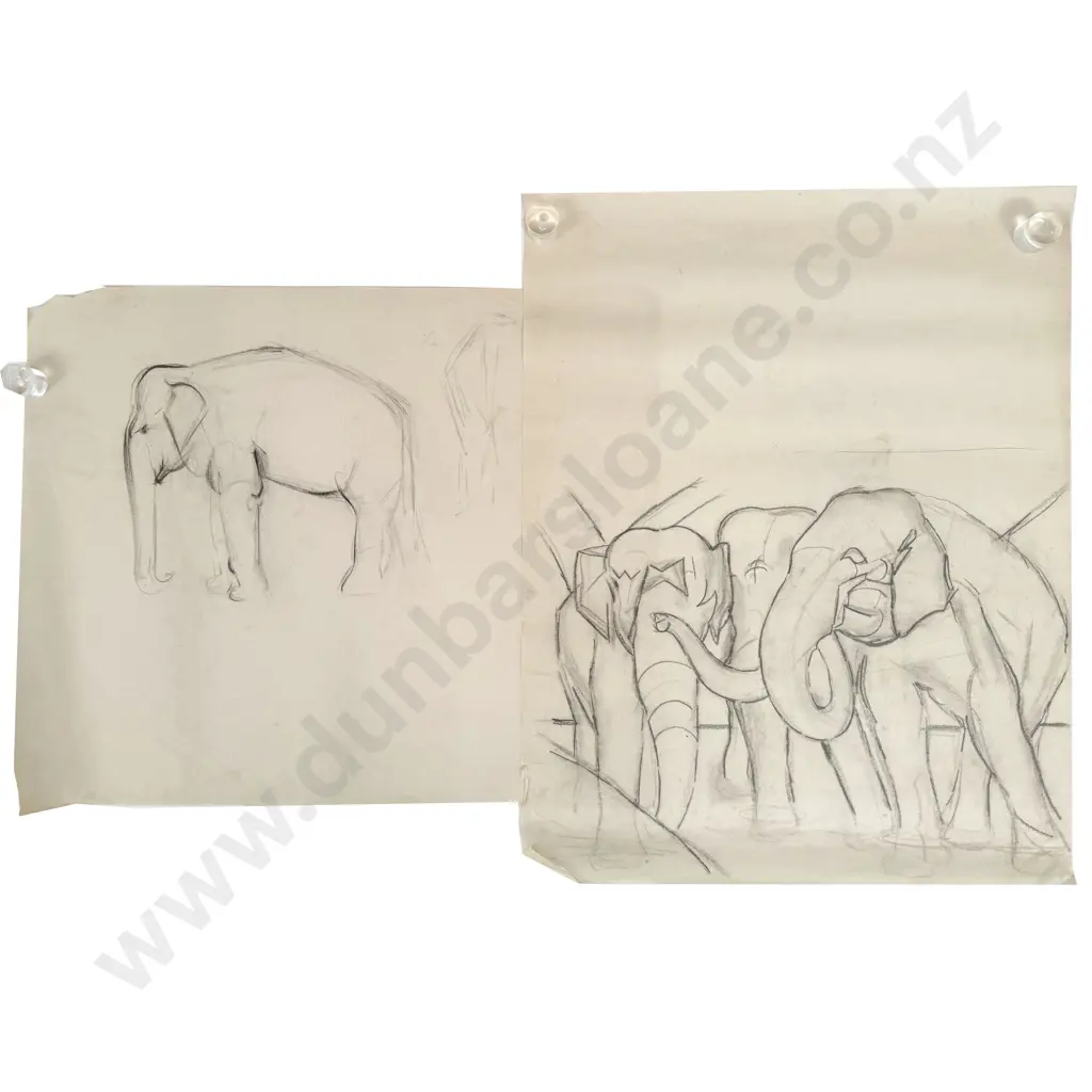 John Weeks (1888 - 1965) - 10 Assorted Sketchbook Studies Image 1++