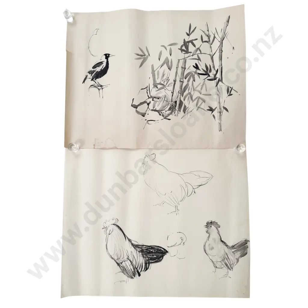 John Weeks (1888 - 1965) - 10 Assorted Sketchbook Studies Image 1++