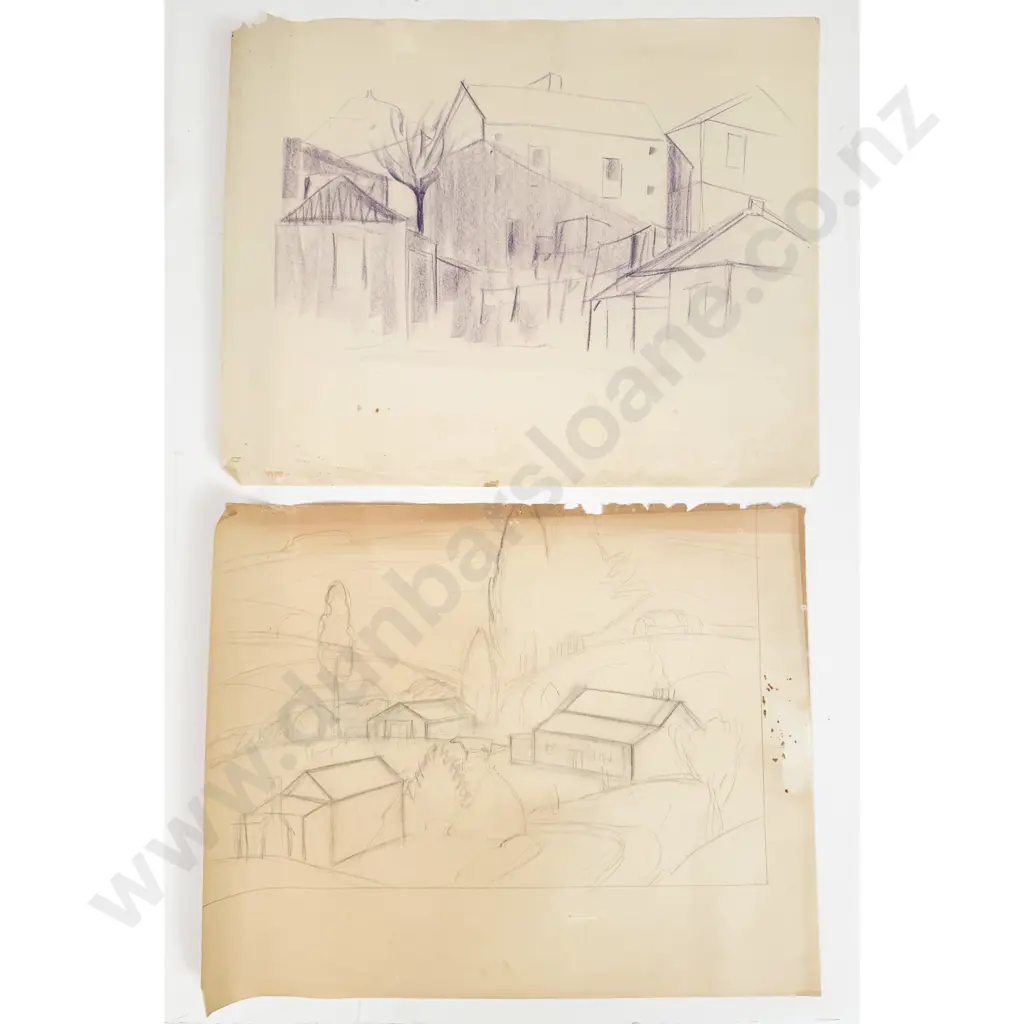 John Weeks (1888 - 1965) - 14 Assorted Sketchbook Studies Image 1++