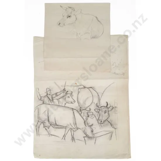 John Weeks (1888 - 1965) - 14 Assorted Sketchbook Studies