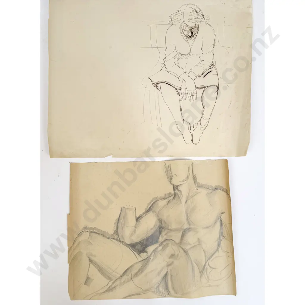 John Weeks (1888 - 1965) - 15 Assorted Sketchbook Studies Image 1++