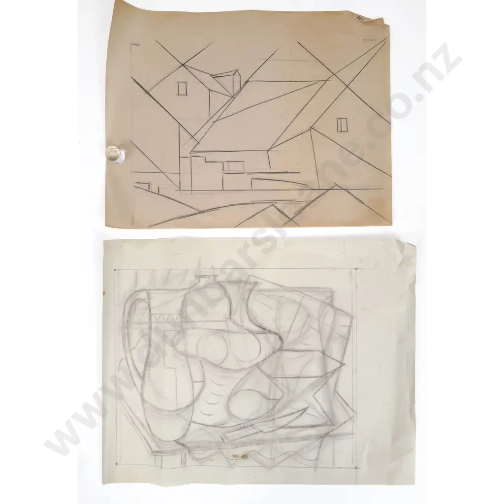 John Weeks (1888 - 1965) - 12 Assorted Sketchbook Studies Image 1++