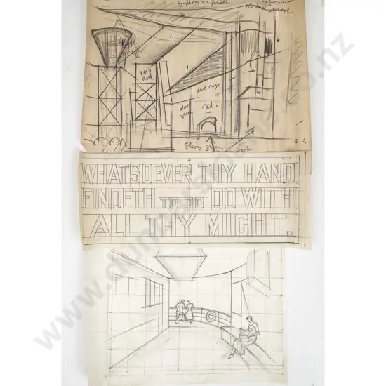 John Weeks (1888 - 1965) - 12 Assorted Sketchbook Studies