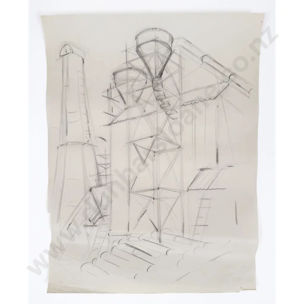 John Weeks - 9 Assorted Sketchbook Studies Image 1++