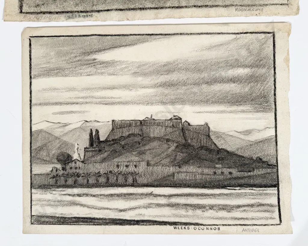 John Weeks (1888-1965) - Two studies of Antibes Image 1++