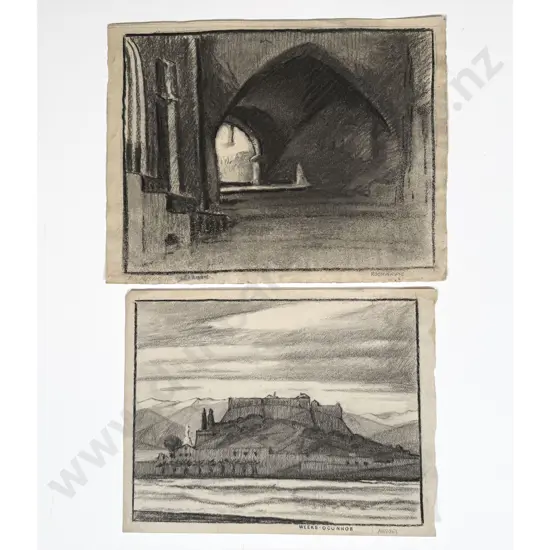 John Weeks (1888-1965) - Two studies of Antibes