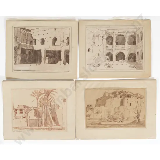 John Weeks - Four Morocco Street Scenes